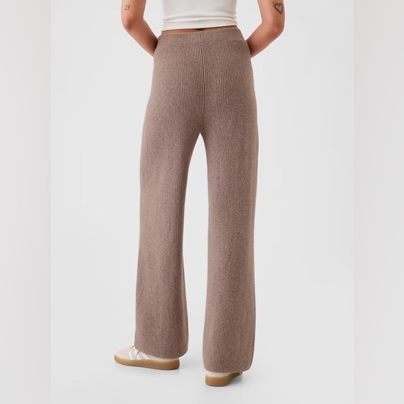 NEW GAP CashSoft Shaker-Stitch Sweater Pants Taupe Size XXL Tall NWT - Picture 4 of 8